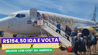 Viajamos de Flybondi para Buenos Aires pagando muito barato  De Puerto Iguazú para Buenos Aires [upl. by Nomra]