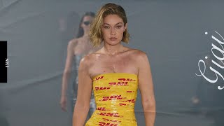 Gigi Hadid SS25  Runway Collection [upl. by Yelekreb]