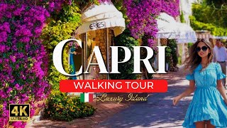 CAPRI Italy 4K Walking Tour 🇮🇹 Breathtaking Hidden Gem [upl. by Dagney]