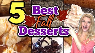 Amazing Fall DESSERT RECIPES that are EASY and TASTY  They will leave you wanting MORE [upl. by Anilev]