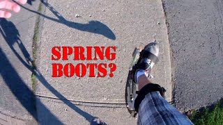 Spring powered boots [upl. by Sigismondo443]