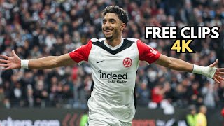 Omar Marmoush Eintracht Frankfurt Free Clips For Edits  No Watermark Scene Pack  1080p [upl. by Eedeed]