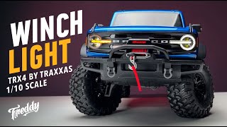 Bronco has become even more capable by installing a winch and original light TRX4 by Traxxas [upl. by Artenra825]