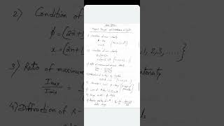 Huygens and Interference of light  Formulas of wave optics  formula chart  class 11 and 12 [upl. by Gunzburg]