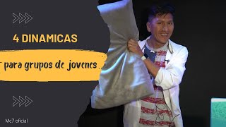 4 DINAMICAS PARA GRUPOS  JOVENES CRISTIANOS [upl. by Wetzell946]