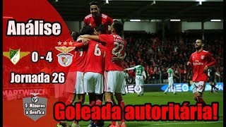 Liga 201819 Jornada 26 ● Benfica goleia Moreirense e regressa à liderança [upl. by Eetnuahs]