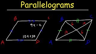 Parallelograms  Geometry [upl. by Espy]