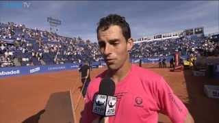 Santiago Giraldo Beats Nicolas Almagro In Barcelona Semifinals [upl. by Atiuqihc823]