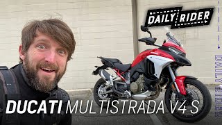 Riding with Radar 2021 Ducati Multistrada V4 S Review  Daily Rider [upl. by Anaeco]