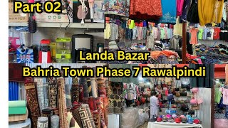 Exploring Landa Bazar Part 2 Bahria Town Phase 7 Rawalpindi  Antique Shop  Branded ClothesBags [upl. by Takakura64]