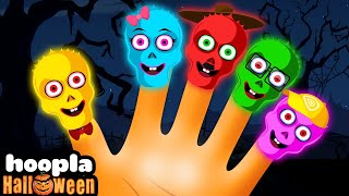 Learn Colors With Skeleton  Halloween Finger Family Songs  Hoopla Halloween [upl. by Llaccm]