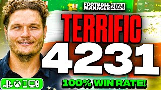 Terzics TERRIFIC 4231 FM24 Tactic  100 Win Rate  UCL Winning [upl. by Par856]