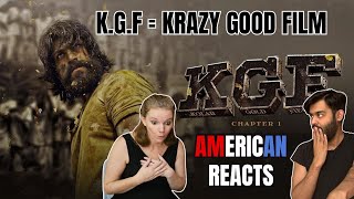 KGF trailer looks KRAZY GOOD  Foreigner Trailer React  Yash  Srinidhi [upl. by Leeland]