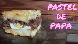 PASTEL DE PAPA CON CARNE MOLIDA  Receta Paso A Paso [upl. by O'Callaghan921]