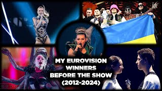 20122024 My Eurovision Winners Before the Show Reupload from Patreon [upl. by Ule35]