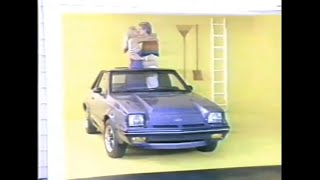 82 Ford EXP Commercial 1981 [upl. by Vanna]