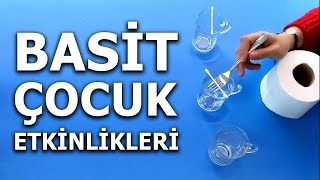 OKUL ÖNCESİ ÇOCUK ETKİNLİKLERİ  13 Farklı Oyun  Evde Etkinlik Önerileri [upl. by Enitsirc956]