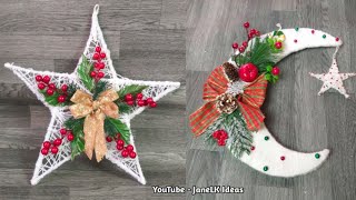 2 MANUALIDADES NAVIDEÑAS con material reciclado 🎄 [upl. by Horst]