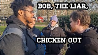 Bob The Gob Confronted By Bloodfire Speakers Corner [upl. by Oluas]