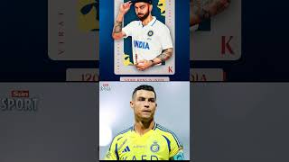 Ronaldo X virat who is beat [upl. by Nahtanoj]