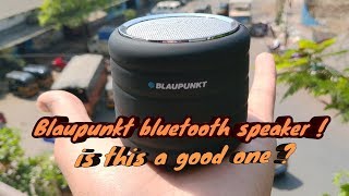 Blaupunkt BT  01 bluetooth speaker unboxing and overview [upl. by Bevis]