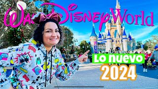 Lo NUEVO en DISNEY WORLD 2024 🏰 Atracciones plan de comidas y más [upl. by Middendorf]