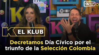 Colombia a la final vuelve Pedro el Escamoso y la nueva novia de James  El Klub  11 de julio [upl. by Maillw]