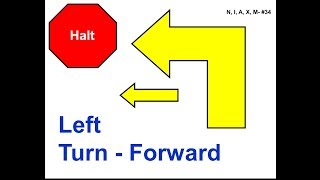 34 HALT – Left Turn – Forward [upl. by Lletnuahs17]