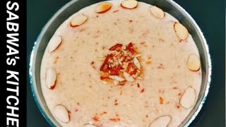 How to Make Easy GAJJAR KHEER l RICE CARROT DESSERT BY SABWAs KITCHEN [upl. by Lesig210]