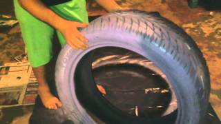 DIY how to make a purple Tire swing [upl. by Carmina]