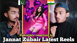 Pakistani reaction to Jannat Zubair Latest Instagram Reels  PsycoooBoys [upl. by Birck]