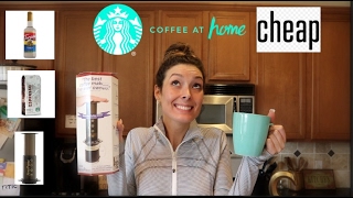 How to Make Starbucks Lattes at Home for CRAZY CHEAP [upl. by Hirza]