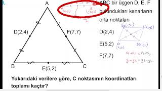 1 TAŞ İLE 3 KUŞ  ANALİTİK GEOMETRİ  ÇOK ÖZEL Bİ SORU [upl. by Evars]