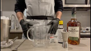 How to make the perfect Old Fashioned Cocktail [upl. by Aindrea197]