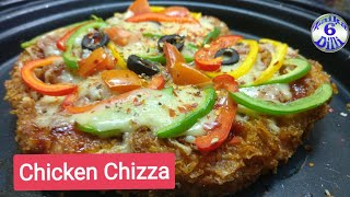 Chicken Chizza Recipe  Normal pizza Ko kahe bye bye  KFC Style Kids favourite recipe [upl. by Howes51]