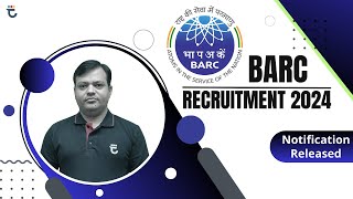 BARC2024 Notification Released  One more Recruitment  Important Information  Shailendra Sir [upl. by Amaras]