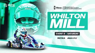 Whilton Mill  Event 8 LIVE  Saturday  Wera Tools British Kart Championships [upl. by Alek]