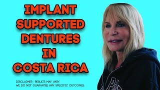 Debbie Reviews Implant Overdentures in Costa Rica  Medical Tourism Corporation Ratings [upl. by Nilesoy]