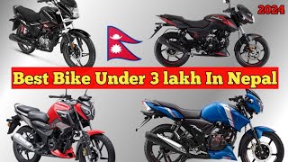 2024 Best Bike under 3 Lakh in Nepal  Top 5 Best Bike in Nepal [upl. by Esemaj]