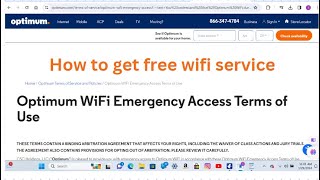 How to get free wifi from Optimum [upl. by Yneffit]