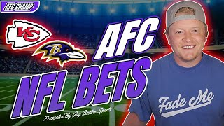 Chiefs vs Ravens AFC Championship Picks  FREE NFL Best Bets Predictions and Player Props [upl. by Gentes]