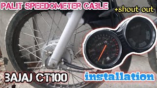 PAANO MAG PALIT NG SPEEDOMETER CABLE  BAJAJ CT100  TAGALOG TUTORIAL [upl. by Fishman]