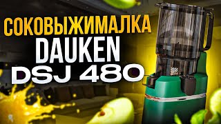 Шнековая соковыжималка DSJ480 от компании Dauken Провели подробные тесты на разных соках [upl. by Ianteen]