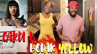 CARDI B  BODAK YELLOW MUSIC VIDEO REACTION [upl. by Netnilc]