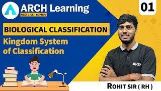 Biological Classification  Kingdom System of Classification Class 11 ARCH Learning NEET  RH Sir [upl. by Wanonah]