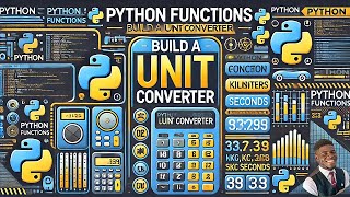 🔧 Python Functions Create a Unit Converter Calculator 📏 [upl. by Powell939]