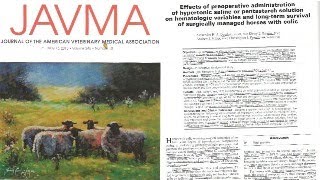 Preoperative use of hypertonic saline versus pentastarch in equine colics l University of Liverpool [upl. by Luciano161]