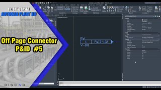 Autocad PampID Drawing  Off Page Connector 05 [upl. by Haeluj]