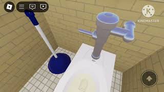 Roblox restrooms full shoot [upl. by Atirec347]