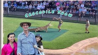 Crocodile Show At Australia Zoo  Living In Australia [upl. by Isaacs]